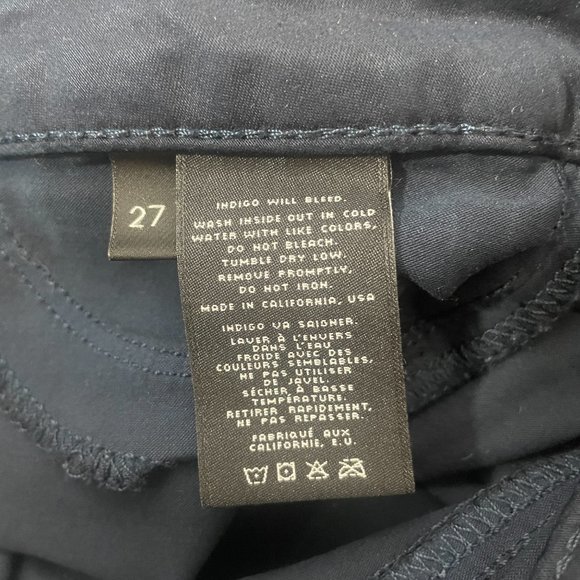 J Brand for Trilogy Navy High Rise Skinny Jeggings Size 27 Neutral Classic - Picture 10 of 11